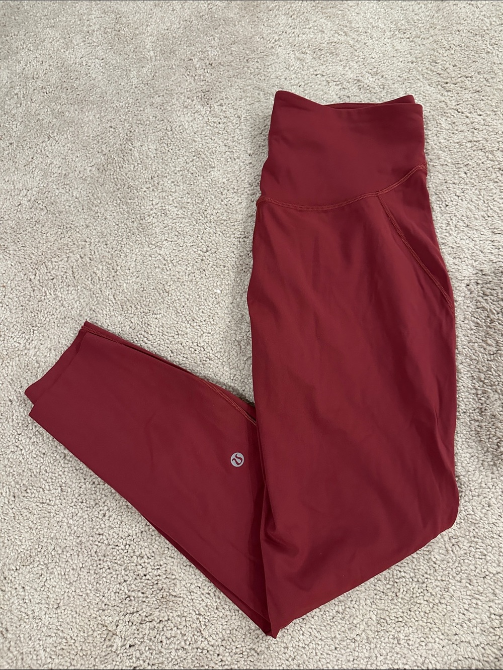 lululemon Athletica Magenta High-Rise Leggings - Size 8